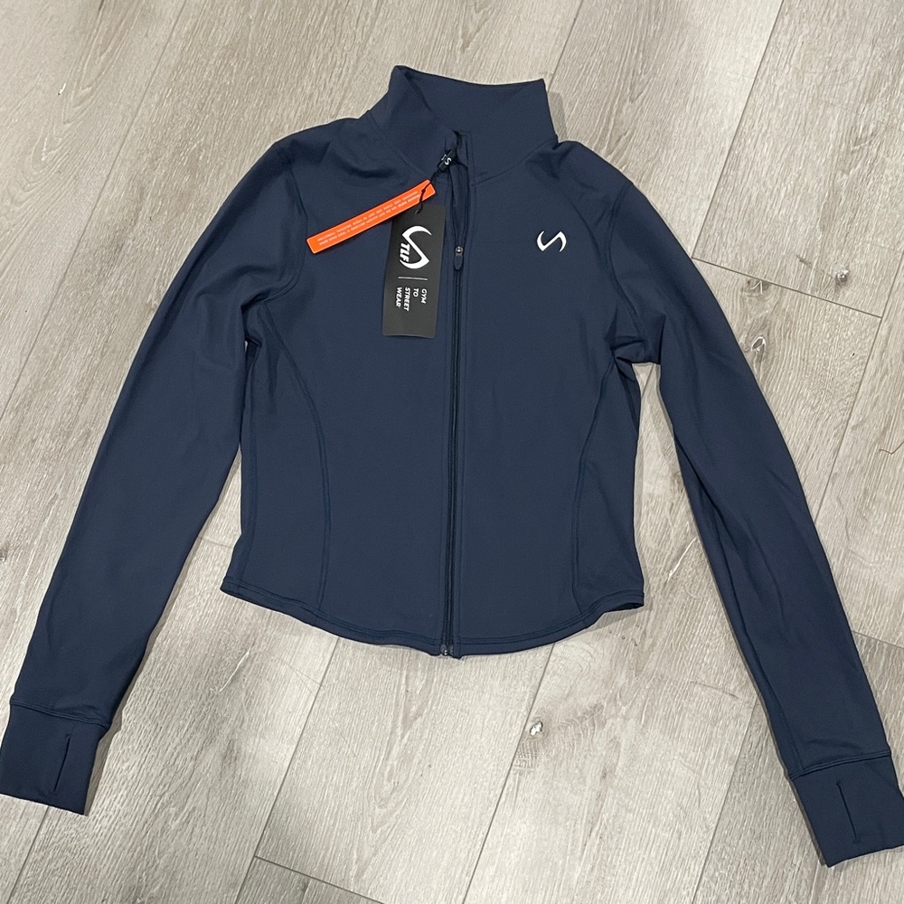 Stylish Women's Navy Utility Jacket